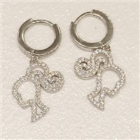 Orecchini Vidali Gioielli Donna in Argento Zircone ORAR-10-34 - ORAR-10-34